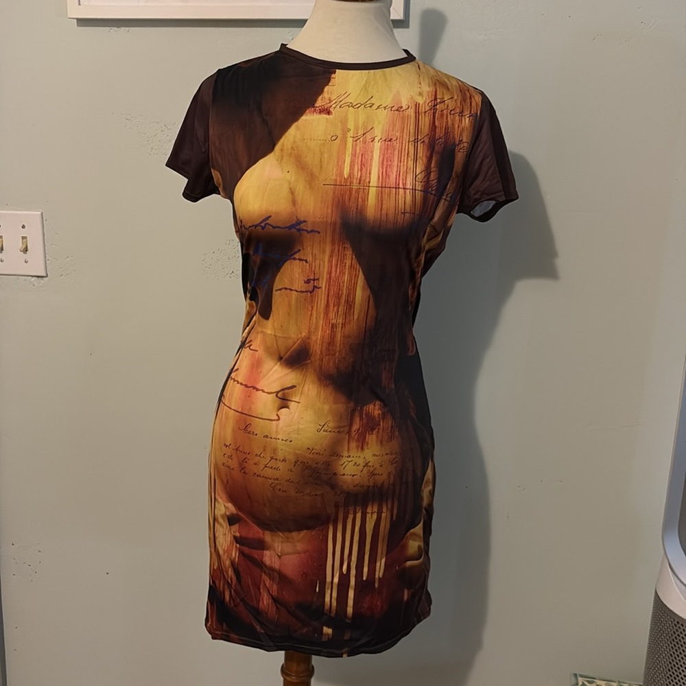 Artistic Print Women's dress